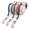 Retractable Dog Leash; Dog Walking Leash for Medium Large Dogs up to 110lbs; One Button Break & Lock ; Heavy Duty No Tangle - Coffee - 5m