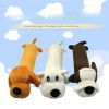 Pet dog gnaws and makes sounds toy dog plush toy; clean teeth toy dog toy cat toy - Coffee dog