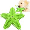 Sea Star Shaped Dog Toothbrush with Sound Pet Teeth Grinding Toy Dog Sound Toy - C - CN