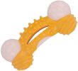 Dog Toys Dog Chew Toy Durable for Aggressive Chewers Teeth Cleaning, Safe Bite Resistant - yellow