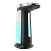 Automatic Soap Dispenser 16.9OZ Anti-slip Sensor Refillable Hand Gel Desktop Dispenser 2 Drop Volume Adjustment - Black