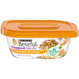 Purina Beneful High Protein Real Chicken Gravy Wet Dog Food 10 oz Tub - Purina Beneful