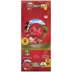 Purina ONE SmartBlend Natural Lamb and Rice Formula Adult Dry Dog Food (44 lbs.) - Purina