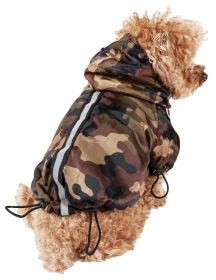 Reflecta-Sport Adjustable Reflective Weather-Proof Pet Rainbreaker Jacket - Large