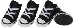 Extreme-Skater Canvas Casual Grip Pet Sneaker Shoes - Set Of 4 - Medium