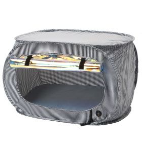 Pet Life "Enterlude" Electronic Heating Lightweight and Collapsible Pet Tent - Grey