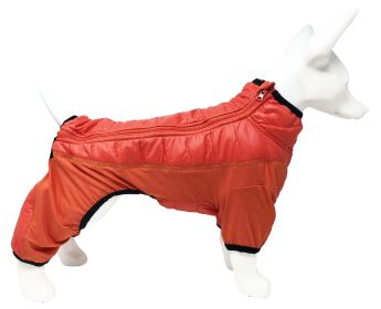 Pet Life 'Aura-Vent' Lightweight 4-Season Stretch and Quick-Dry Full Body Dog Jacket - Red - Small