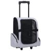 Foldable Multipurpose Pet Trolley Gray - Gray