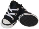 Extreme-Skater Canvas Casual Grip Pet Sneaker Shoes - Set Of 4 - X-Small