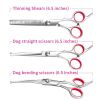 Household Pet Hair Clipper; Stainless Steel Professional Pet Grooming Tools; Pet Hair Shaver - Complete Set Of Pet Scissors