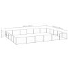 Dog Kennel Silver 322.9 ft² Steel - Silver