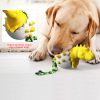 Dog Toothbrush Molar Stick Pet Bite-Resistant Interactive Puzzle Cleaning Teeth Fun Boring Artifact Spherical Dinosaur Egg Toy - Green