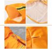 Waterproof Dog Raincoat Leisure Lightweight Dog Coat Jacket Reflective Rain Jacket with Hood for Small Medium Large Dogs - orange