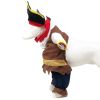 Pet Life 'Captain Snuggles' Pirate Pet Dog Costume Uniform - NAVY - Medium