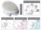 Pet Life 'Gyrater' Swivel Travel Soft Grooming Pet Pin Brush - Default