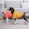 Touchdog Split-Vent Designer Waterproof Dog Raincoat - Red - Large