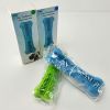 Chew Toy Stick Dog Toothbrush with Toothpaste Reservoir Natural Rubber Dog Dental Chews Care Dog Toys Bone for Pet Teeth Cleaning - Green