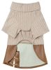 Touchdog 'Modress' Fashion Designer Dog Sweater and Dress - Brown - Medium