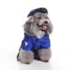 Pet Life 'Pawlice Pawtrol' Police Pet Dog Costume Uniform - Blue - Small