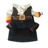 Pet Life 'Captain Snuggles' Pirate Pet Dog Costume Uniform - NAVY - X-Small