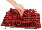 Pet Life 'Sniffer Grip' Interactive Anti-Skid Suction Pet Snuffle Mat - Red