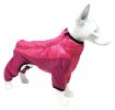 Pet Life 'Aura-Vent' Lightweight 4-Season Stretch and Quick-Dry Full Body Dog Jacket - Pink - Medium