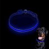 Blinking Flashing Pets Safety LED Adjustable Dog Collar  - Blue - Pet supplies