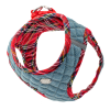 Step-In Denim Dog Harness - Red Plaid - XS - Red Plaid