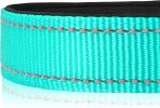 Reflective Dog Collar; Soft Neoprene Padded Breathable Nylon Pet Collar Adjustable for Medium Dogs - Green - X-Small (Pack of 1)