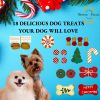 Christmas Themed Dog Treats Gift Box - 18 Treats