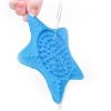 Pet supplies sea star pet suction cup licking pad pet dinner plate dog licking pad slow food bowl cat food dog food bowl - EG059