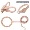 Pet Life 'Ever-Craft' Boutique Series Adjustable Designer Leather Dog Harness - Pink - Large