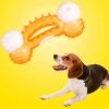 Dog Toys Dog Chew Toy Durable for Aggressive Chewers Teeth Cleaning, Safe Bite Resistant - yellow