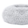 Soft Warm Puppy Cat Bed Dog Cozy Nest for S/M Dog - Gray - O/S