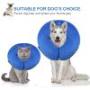 Soft Dog Cone Collar for After Surgery - Inflatable Dog Neck Donut Collar - Elizabethan Collar for Dogs Recovery - CQLQ10 American flag - L