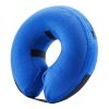 Soft Dog Cone Collar for After Surgery - Inflatable Dog Neck Donut Collar - Elizabethan Collar for Dogs Recovery - CQLQ05 Cows Point hook and loop - M