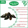 Water Buffalo Hooves-100% Natural;  High Protein;  Long-Lasting;  Grain-Free;  Gluten-Free;  Dog Dental Treat & Chews;  4 COUNT-10 oz - default