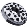 Soft Dog Cone Collar for After Surgery - Inflatable Dog Neck Donut Collar - Elizabethan Collar for Dogs Recovery - CQLQ05 Cows Point hook and loop - M