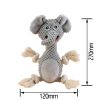 dog chew toys plush sound toys grinding teeth resistant to bite interactive pet dog toys - Elephant baby