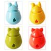 Pet Tumbler Food Leaking Toy Dog Interactive Puzzle Toy Bite Resistant Iq Training Toy - Green