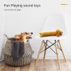 Pet dog gnaws and makes sounds toy dog plush toy; clean teeth toy dog toy cat toy - all of 3 color