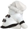 Aspen Winter-White Fashion Pet Parka Coat - Medium