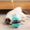 KIMPETS Cats Toy Tumbler Tracks Leaking Food Ball Toys Interactive Cat Intelligence Training Amusement Pet Products Cat Tunnel - Pink