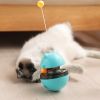 KIMPETS Cats Toy Tumbler Tracks Leaking Food Ball Toys Interactive Cat Intelligence Training Amusement Pet Products Cat Tunnel - Blue