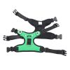 dog harness set; with leas frog leash pet mesh breathable small dog chest back retractable dog leash pet harness - Green frog+traction rope - S