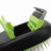 Pet Life 'Conversion' 5-in-1 Interchangeable Dematting and Deshedding Bristle Pin and Massage Grooming Pet Comb - Blue