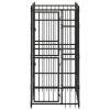 Outdoor Dog Kennel Steel 19.8 ft² - Black