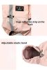 Pet dog clothing waterproof breathable reflective clothing small dog raincoat; Light reflecting strip - Pink - XXL