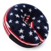 Soft Dog Cone Collar for After Surgery - Inflatable Dog Neck Donut Collar - Elizabethan Collar for Dogs Recovery - CQLQ10 American flag - L