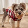 Pet Plaid Shirt For Small & Medium Dogs; Classic Dog Shirt Dog Polo T-Shirt; Pet Apparel - Red - S